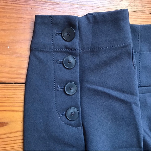 Loft High Waist Navy Sailor Pants, EUC, 0 - Picture 13 of 13